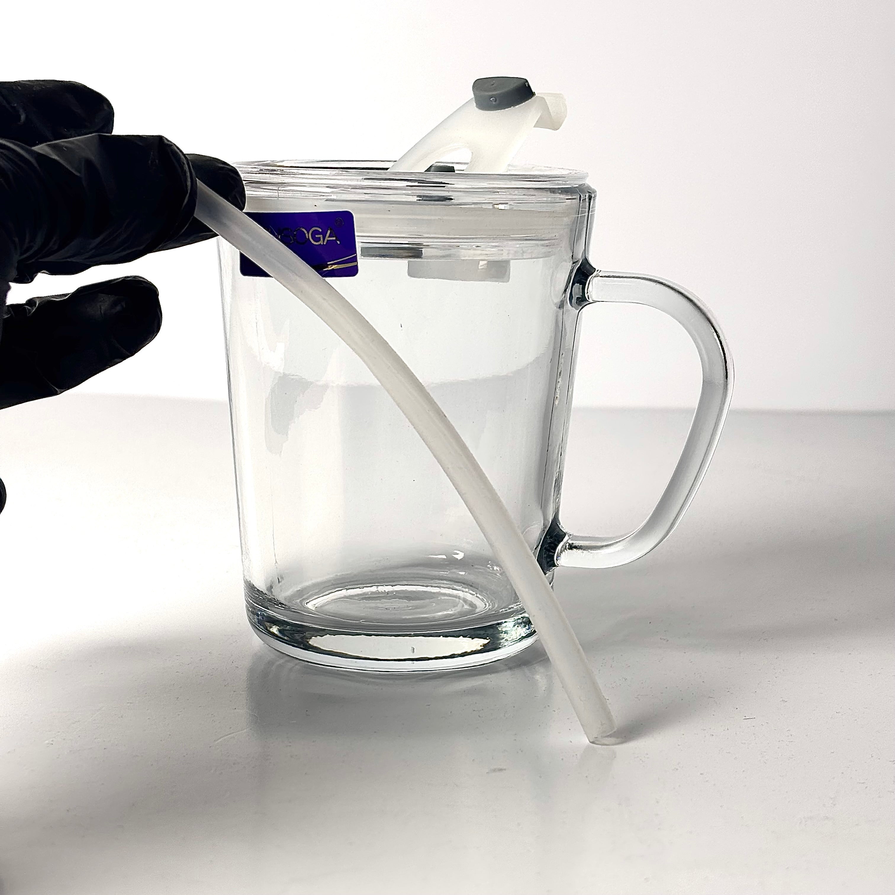 1 pcs Air-tight juice mug with straw & lid