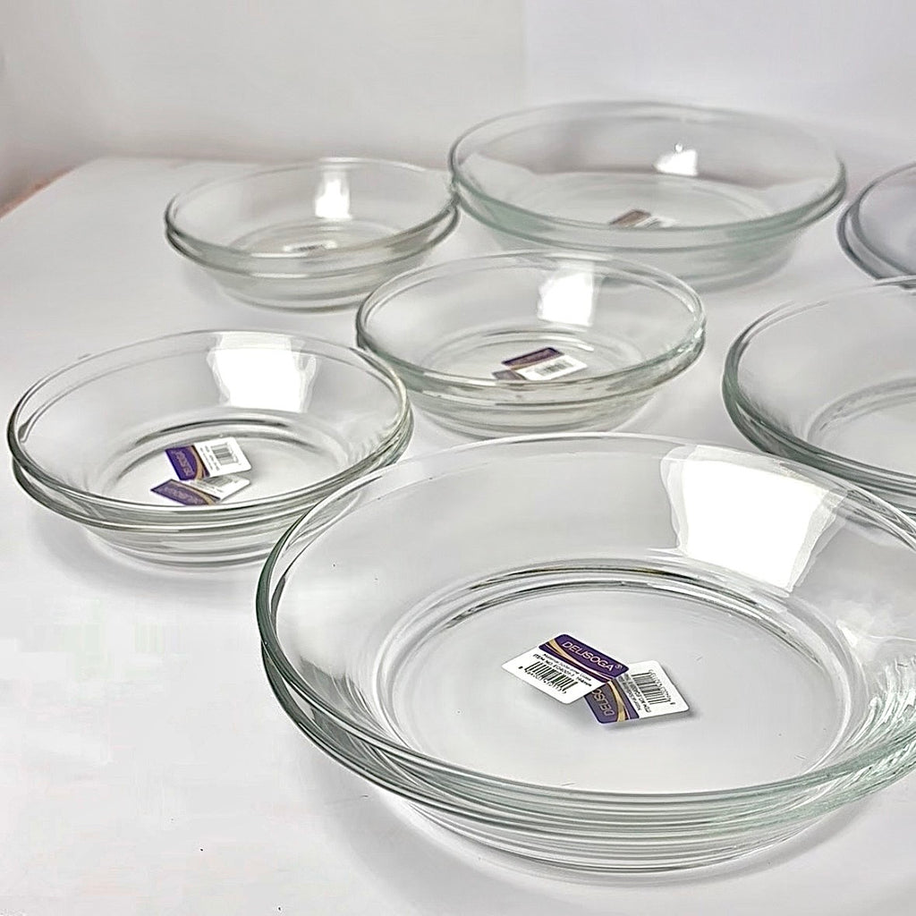 18 Pcs Crystal Plateset