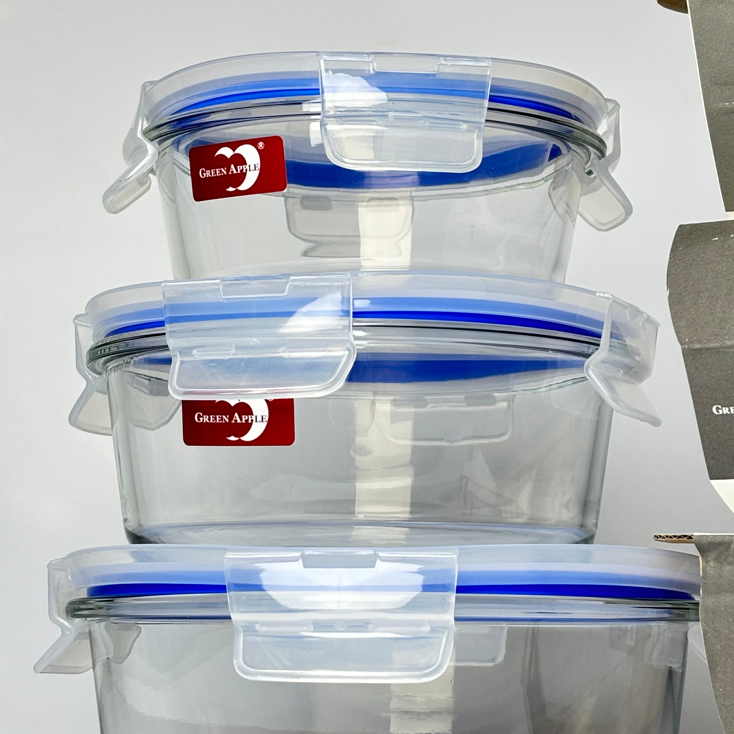 3 Pcs Air-tight bowl set | 400ml , 690ml , 950ml