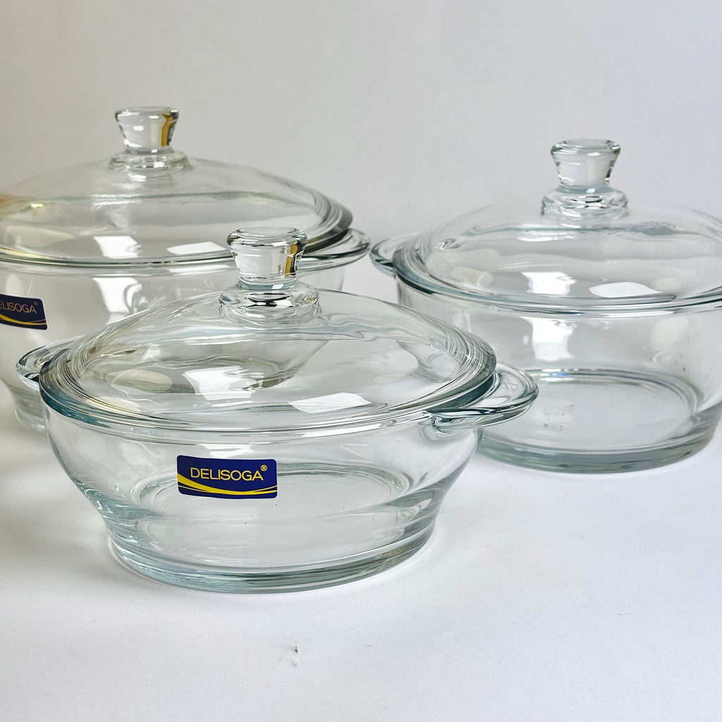 3 Pcs Bowl Set with Lid |Eb100/L3