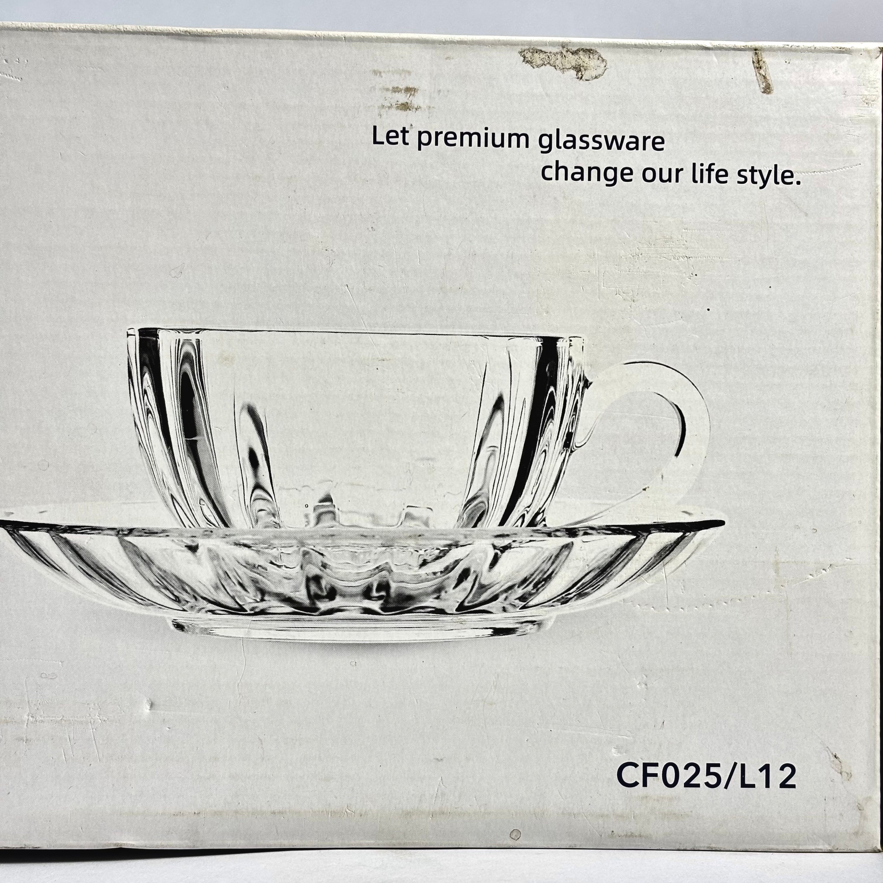 CUP&SAUCER SET 6 CUPS 6 SAUCERS | CF025/L12