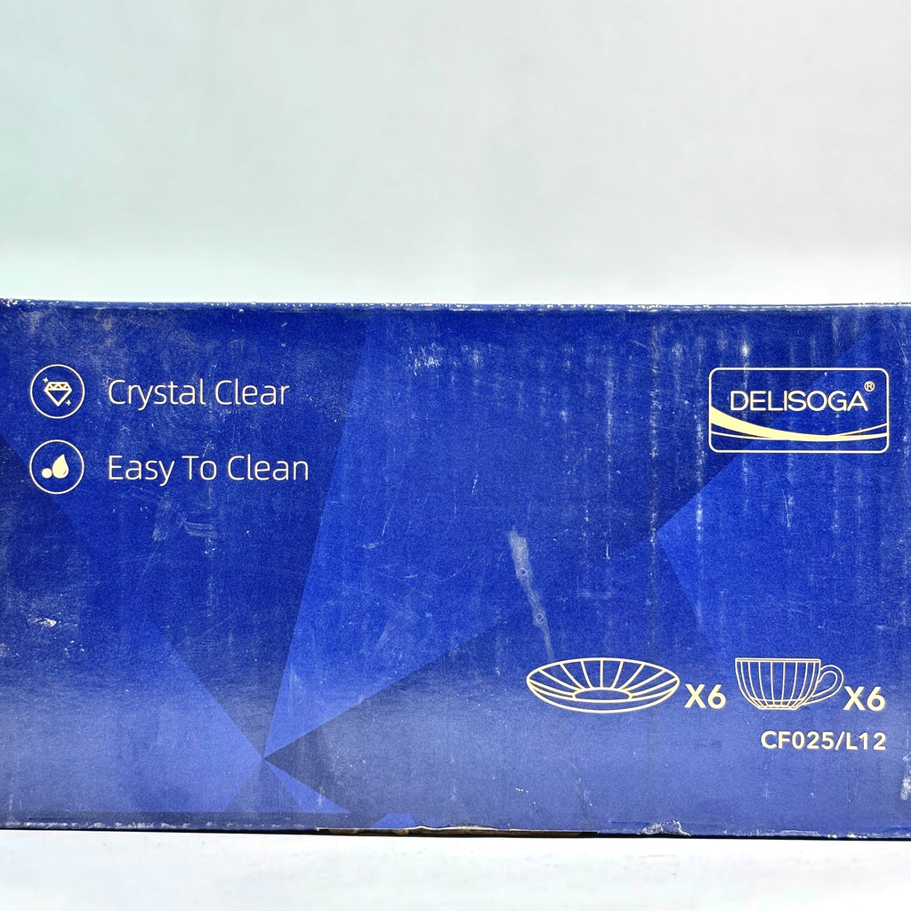 CUP&SAUCER SET 6 CUPS 6 SAUCERS | CF025/L12