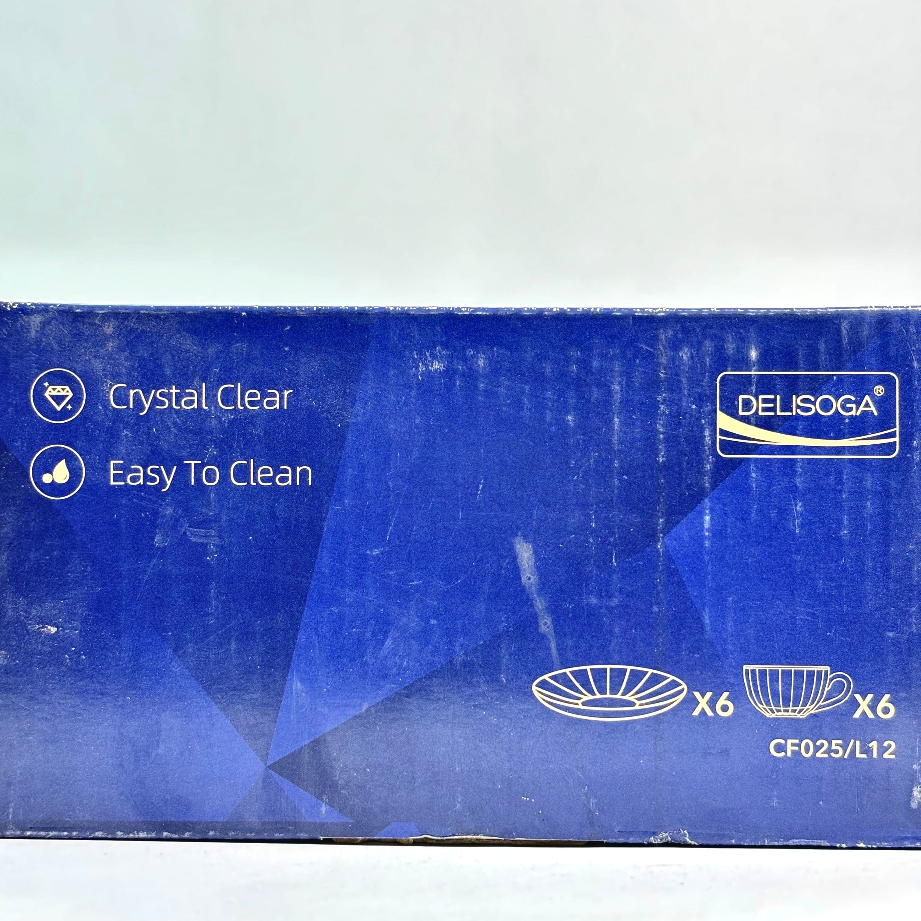 CUP&SAUCER SET 6 CUPS 6 SAUCERS | CF025/L12