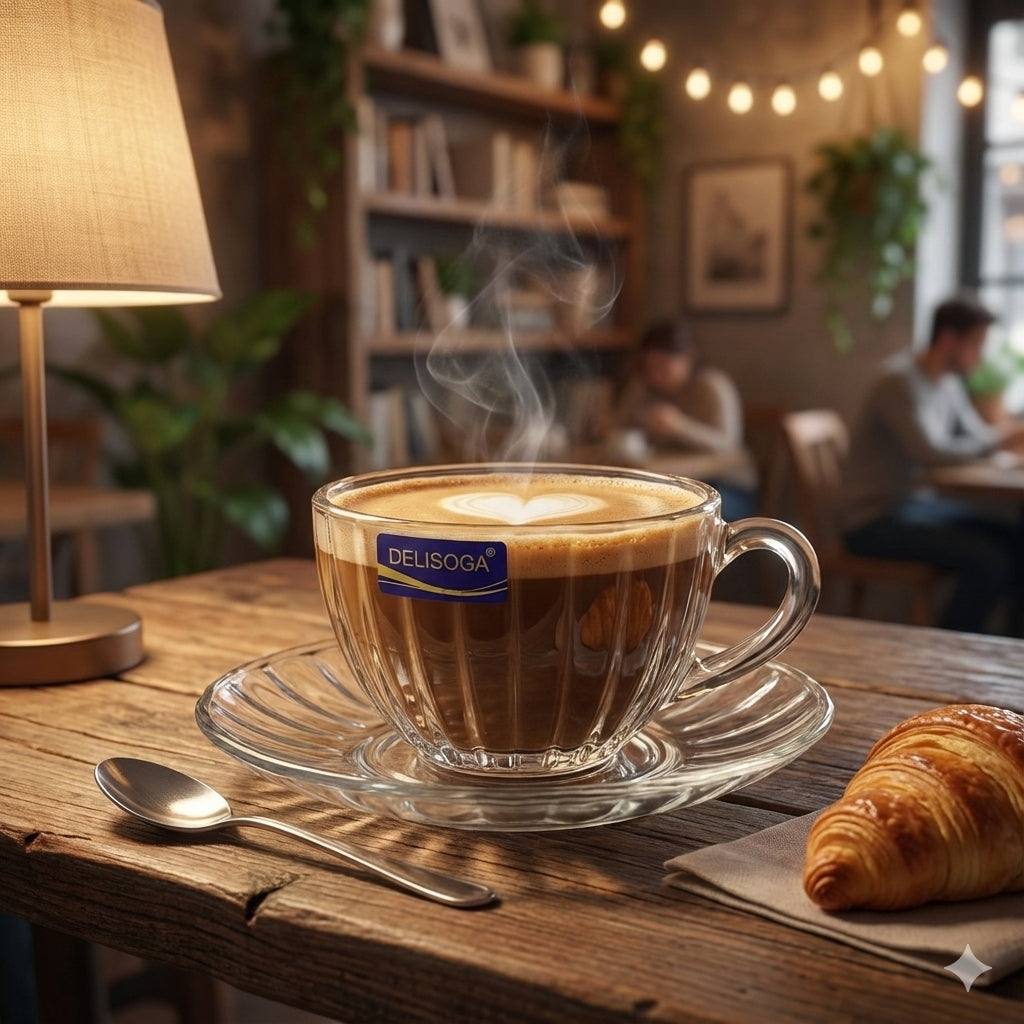 CUP&SAUCER SET 6 CUPS 6 SAUCERS | CF025/L12